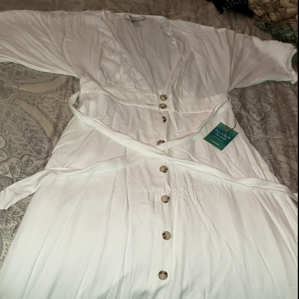 White forever 21 summer dress